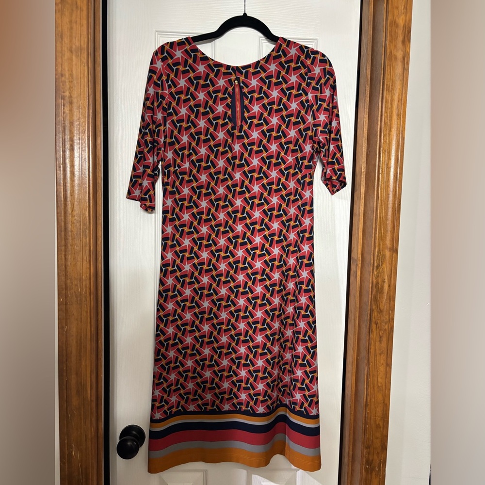 Taylor Women’s Geometric Print Dress – Size 12